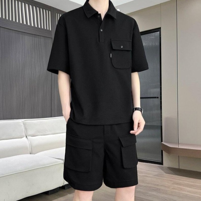Polo Shirt Slim - طقم قميص بولو بأكمام قصيرة وشورت