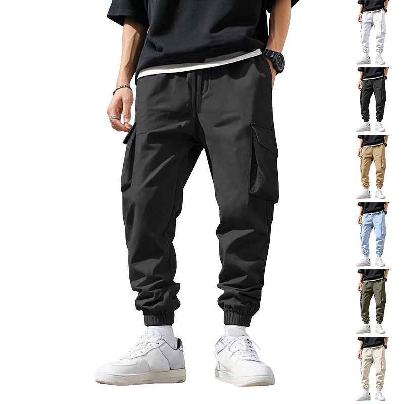 Cargo Jogger Pants - بنطلون رجالي متعدد الجيوب بخصر مطاطي
