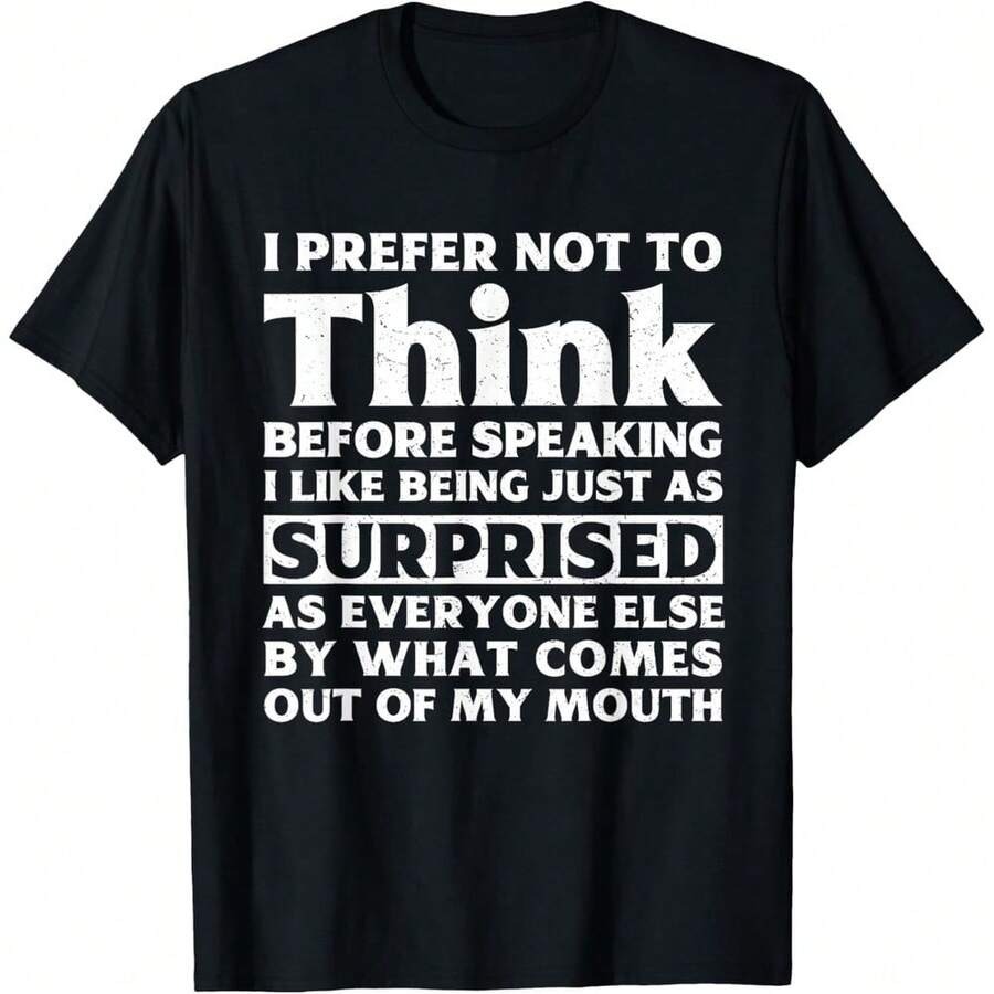 Men'S Fashion Quotes - 【وصل حديثًا】تي شيرت بطباعة ملهمة ومضحكة
