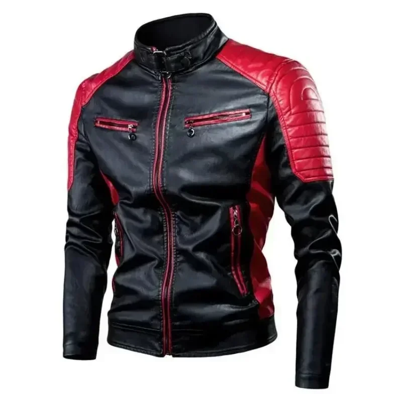 Amazon Men'S Fashion - LIBIELIY 2025 سترة جلدية عصرية للرجال
