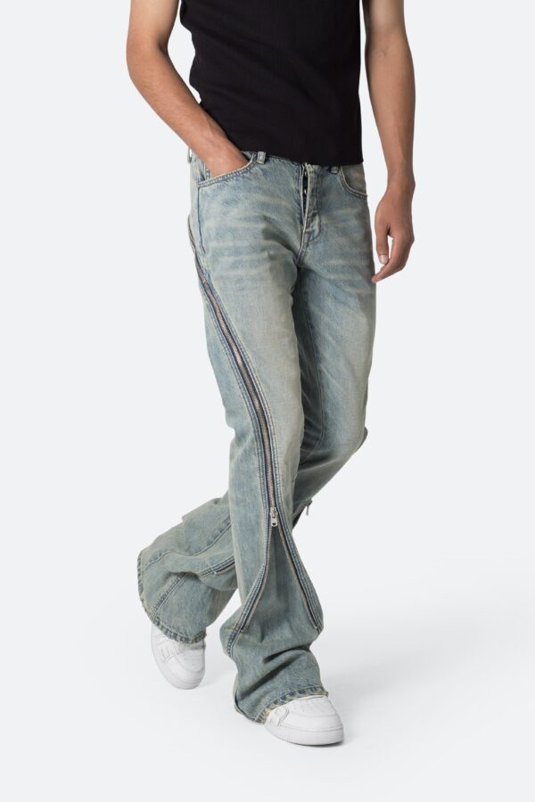 Men'S Fashion Grey Jeans - بنطلون جينز رجالي جديد أوروبي أمريكي