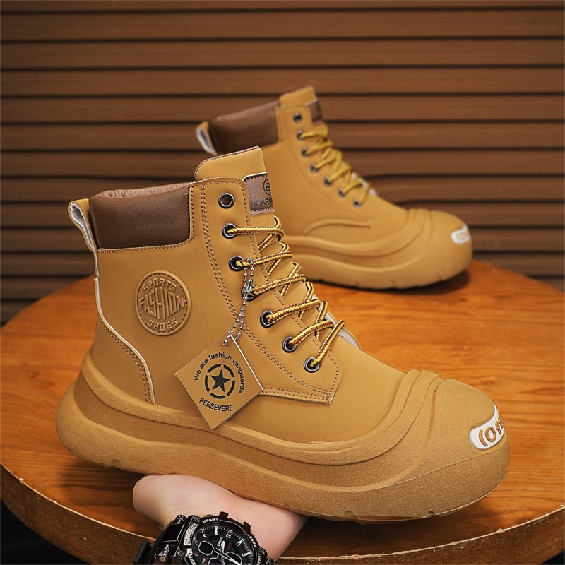 Mens Fashion Trainers - السراويل حذاء من الجلد عصري ومريح