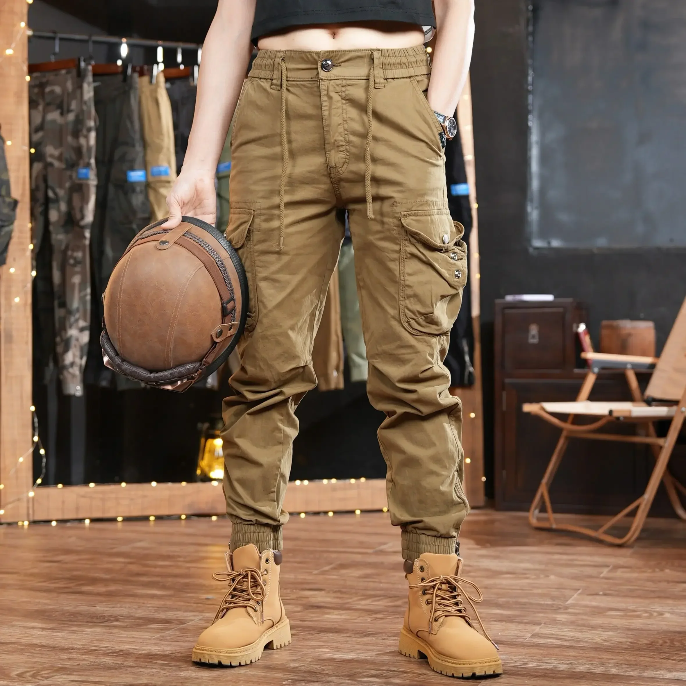 Cargo Jogger Pants - بنطال كارجو متعدد الجيوب للرجال في