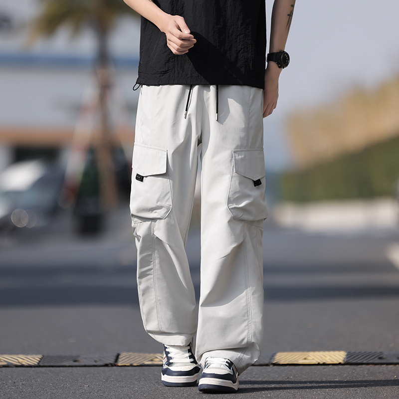 Cargo Jogger Pants - بنطلون رياضي كوري عصري للرجال متعدد