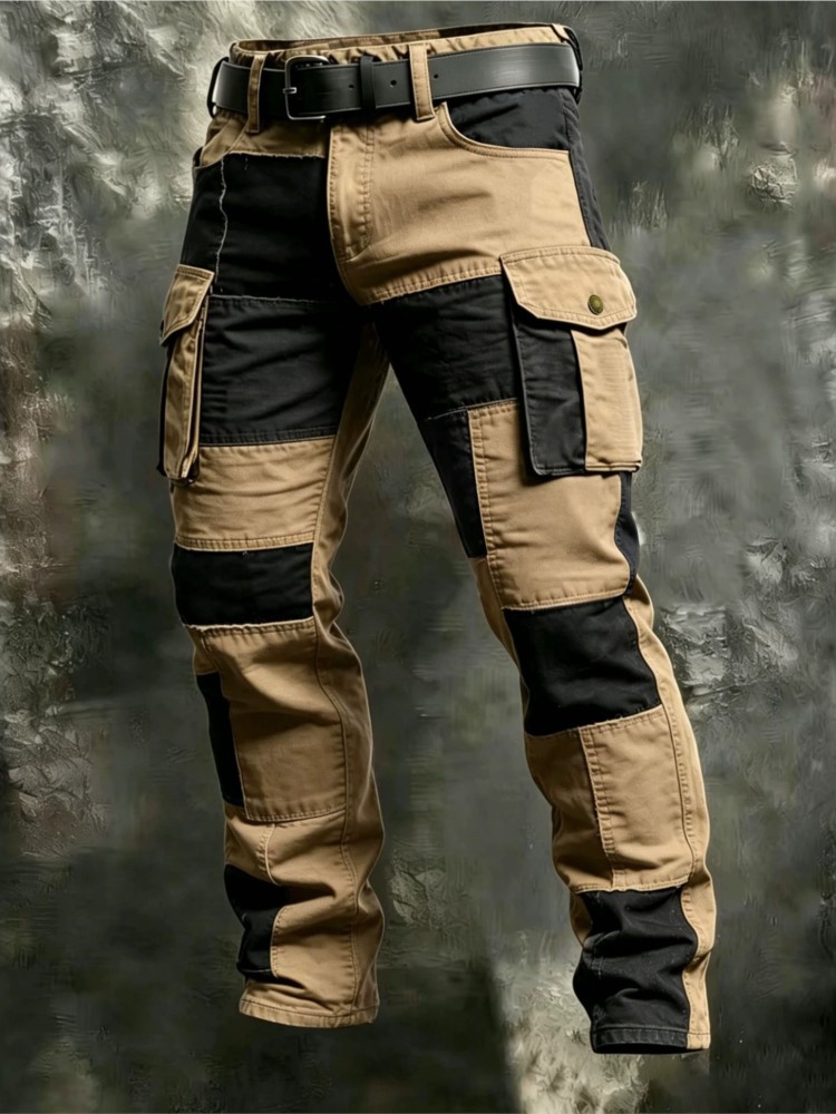 بنطلون كارجو رجالي قطني كاكي،  - مراجعة Cargo Jogger Pants وسعره