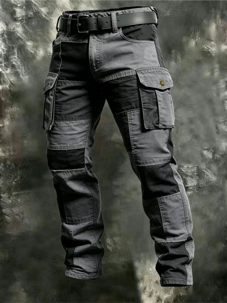 بنطلون كارجو رجالي قطني كاكي،  - مراجعة Cargo Jogger Pants وسعره