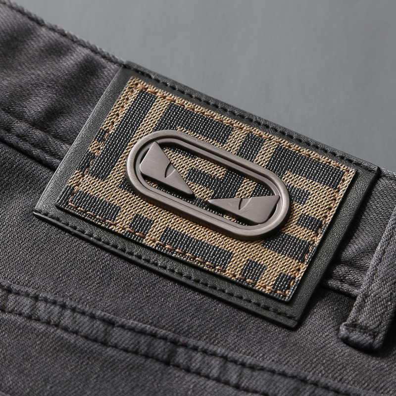 جينز رجالي ماركة عصرية جديدة ل - مراجعة Men'S Fashion Grey Jeans وسعره