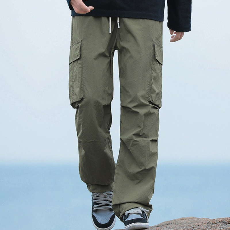 بنطلون كارجو رجالي صيفي فضفاض، - مراجعة Cargo Jogger Pants وسعره