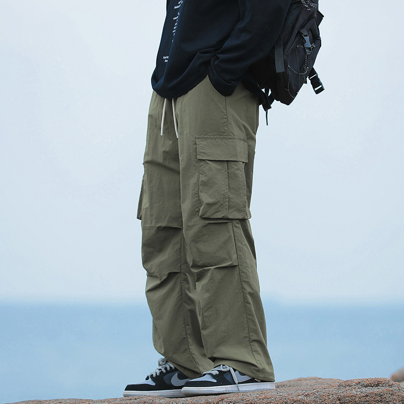 بنطلون كارجو رجالي صيفي فضفاض، - مراجعة Cargo Jogger Pants وسعره