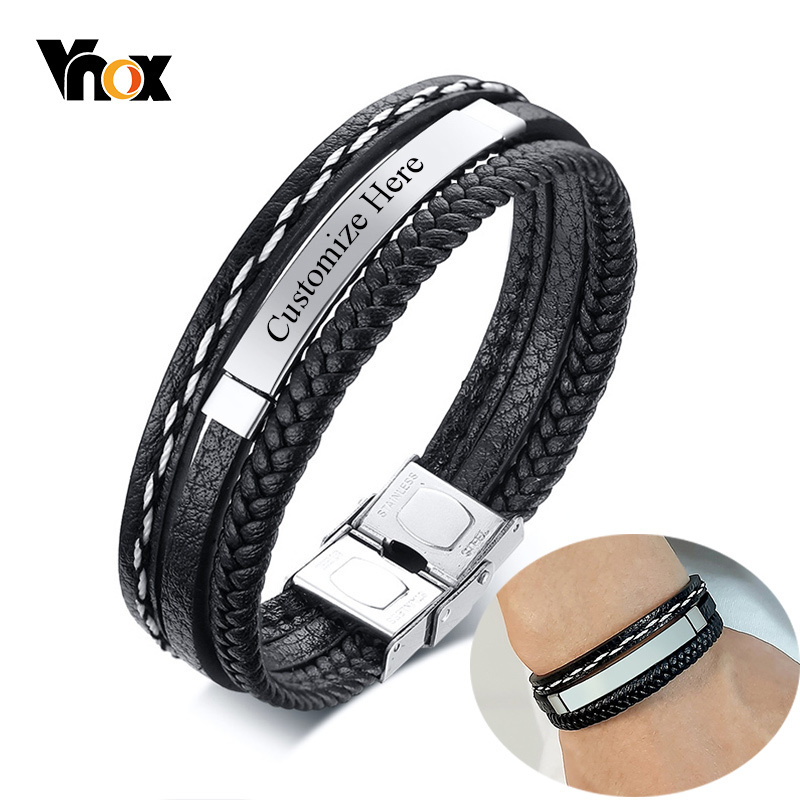 Vnox شعار مخصص اسم إقتباس نقش  - مراجعة Men'S Fashion Quotes وسعره