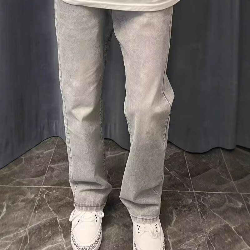 الأمريكية خمر موضة جديدة للرجا - مراجعة Men'S Fashion Grey Jeans وسعره