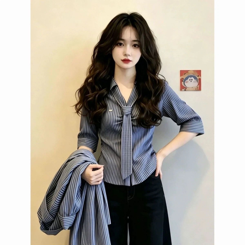 بلوزة أنيقة مخططة بأكمام قصيرة - مراجعة Polo Shirt Slim وسعره