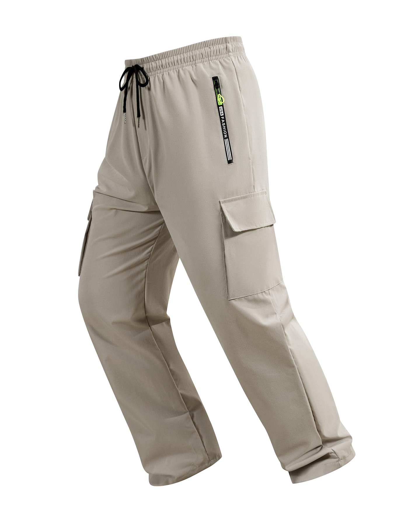 ربيع الخريف الرجال السراويل ال - مراجعة Cargo Jogger Pants وسعره