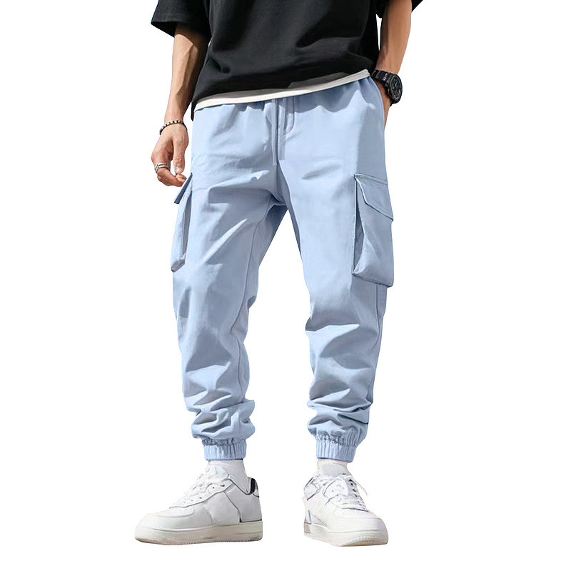 بنطلون رجالي متعدد الجيوب بخصر - مراجعة Cargo Jogger Pants وسعره