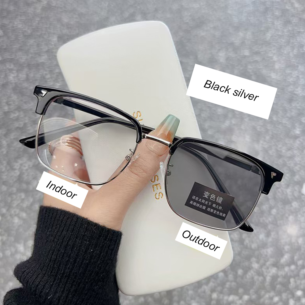نظارات رجالية بنصف إطار لوني ، - مراجعة Mens Fashion Discord وسعره