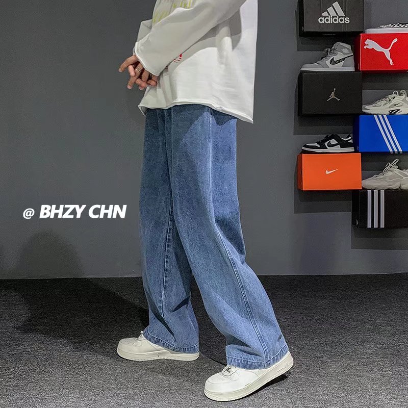 جديد الكورية أزياء الرجال الجي - مراجعة Men'S Fashion Grey Jeans وسعره