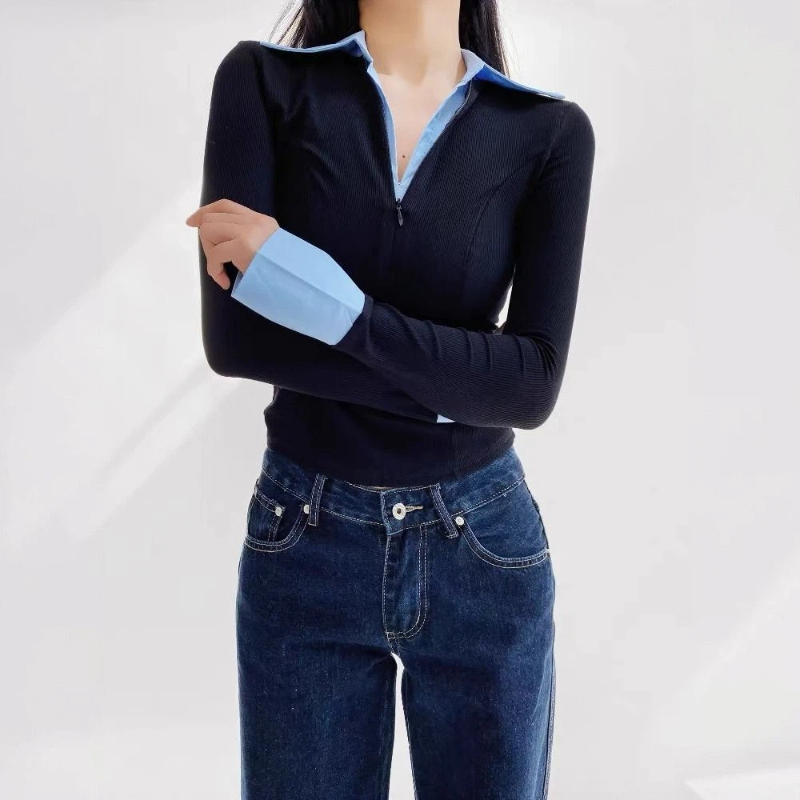 بلوزة أنيقة بياقة بولو وتصميم  - مراجعة Polo Shirt Slim وسعره