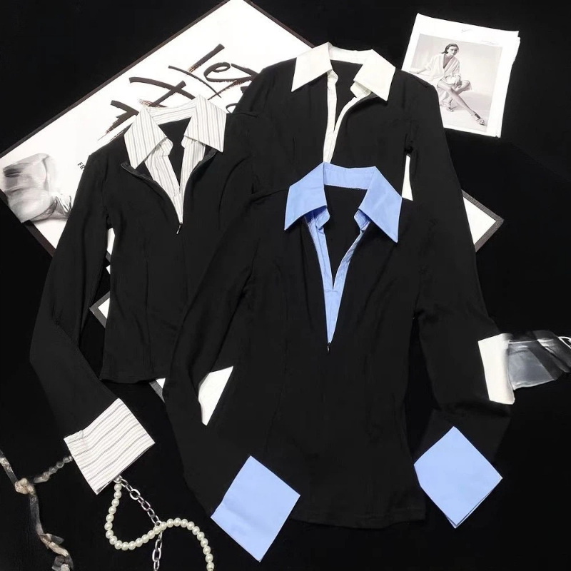بلوزة أنيقة بياقة بولو وتصميم  - مراجعة Polo Shirt Slim وسعره