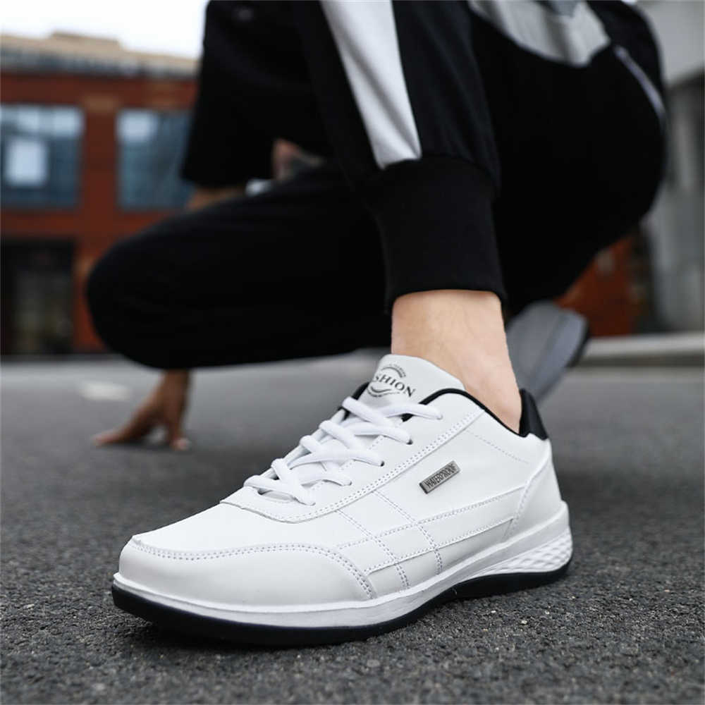 أحذية رجالية رسمية بيضاء مقاس  - مراجعة Mens Fashion Trainers وسعره