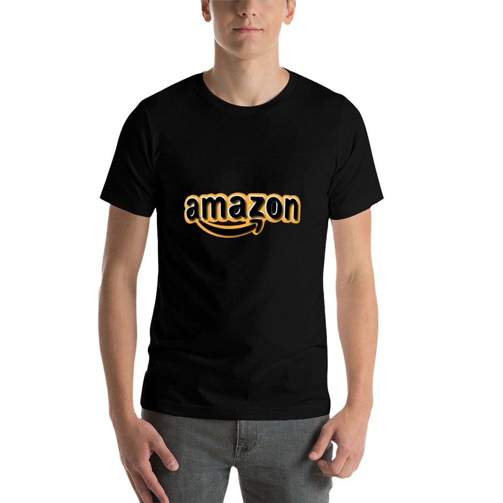 تي شيرت بتصميم شعار أمازون، أز - مراجعة Amazon Men'S Fashion وسعره