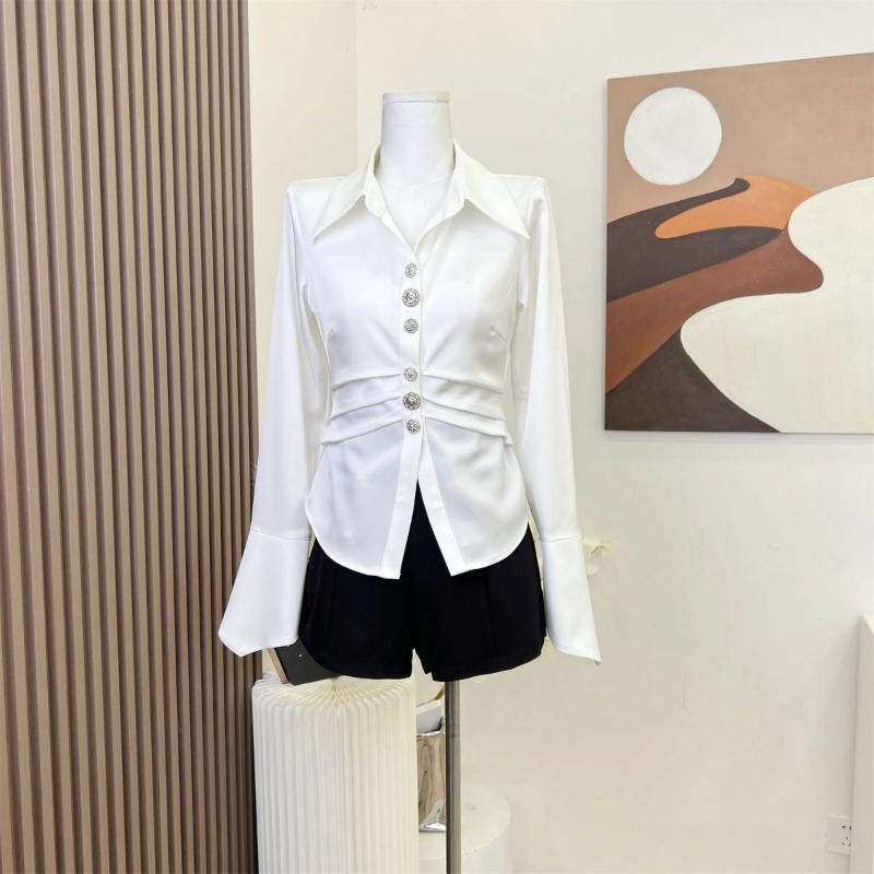 بولو الرقبة ضئيلة زر مطوي مثير - مراجعة Polo Shirt Slim وسعره
