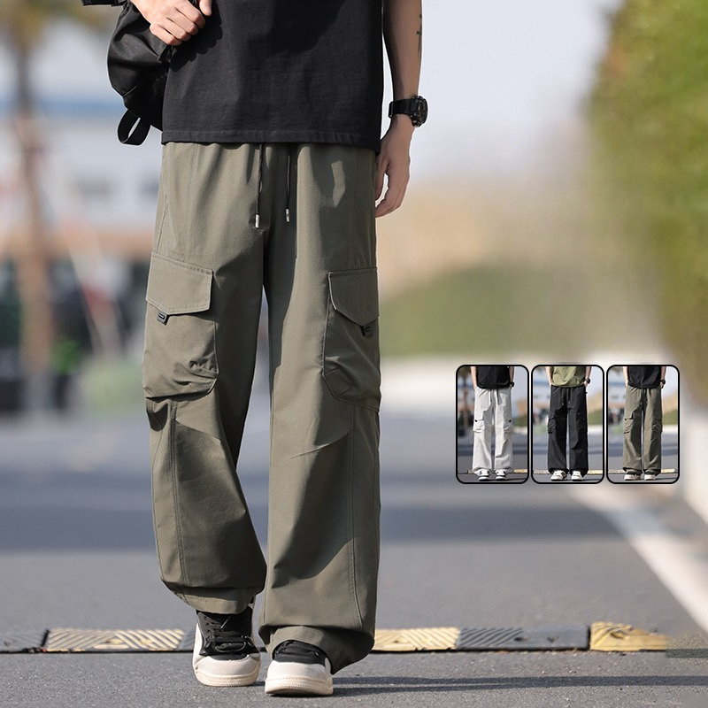 بنطلون رياضي كوري عصري للرجال  - مراجعة Cargo Jogger Pants وسعره