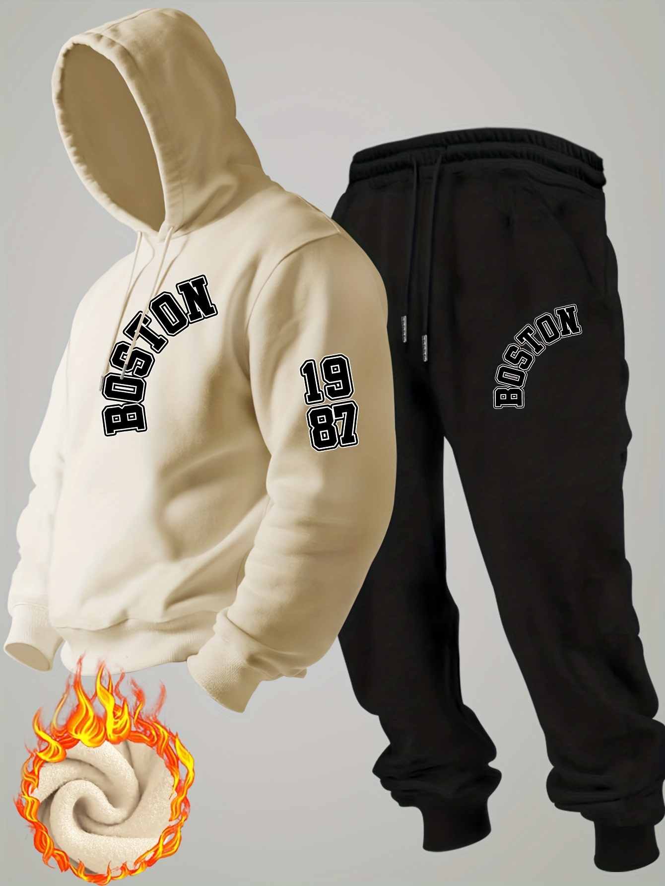 طقم رياضي شتوي جديد للرجال لعا - مراجعة Mens Fashion Streetwear وسعره
